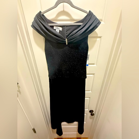 NWT. PATRA. Formal Evening Gown / Mother of the Bride. Black. Size 16. - Picture 1 of 12